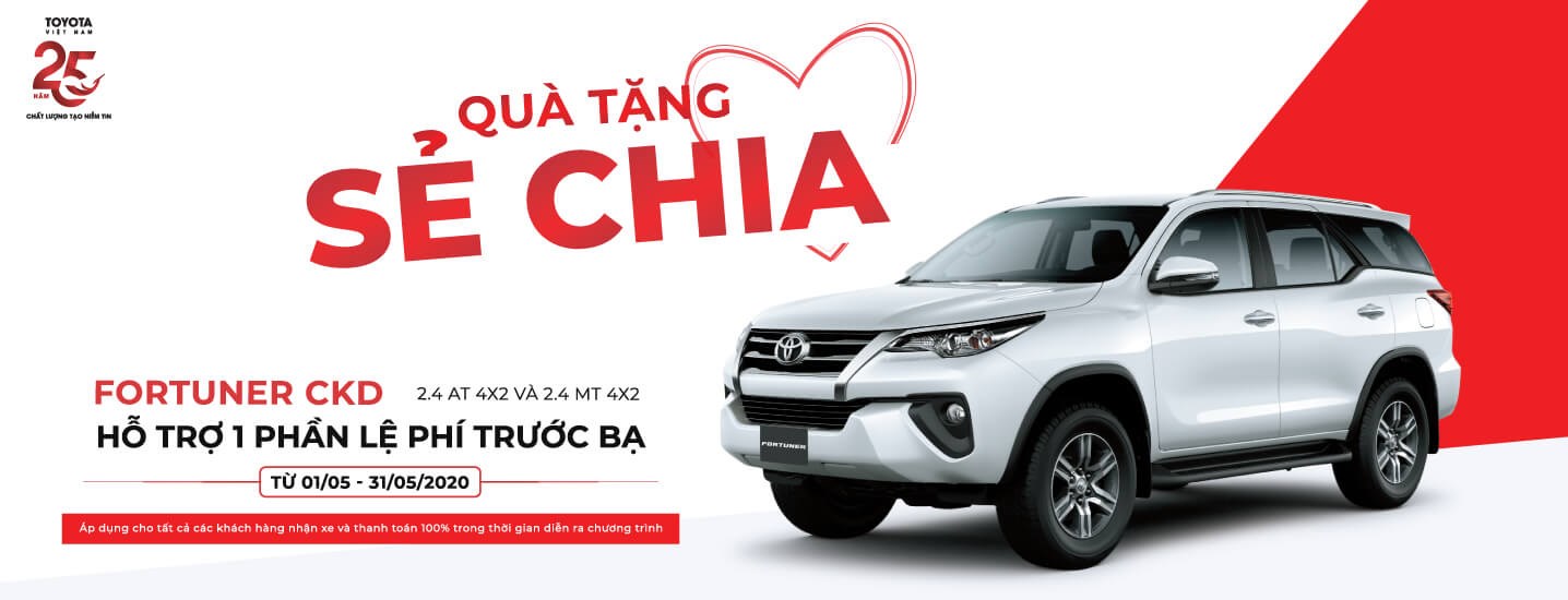 KHUYẾN MÃI MUA FORTUNER THÁNG 5/2020