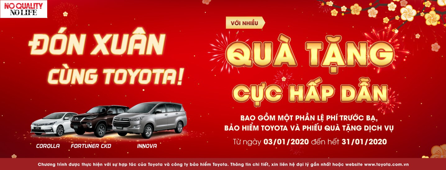 Khuyến mại mua xe Toyota dịp Tết Canh Tý 2020