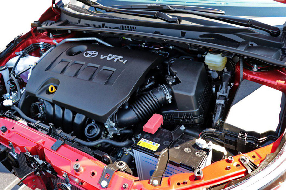 Động cơ 1.8L trên Toyota Corolla Altis 2020 không thay đổi so với phiên bản cũ Động cơ 1.8L trên Toyota Corolla Altis 2020 không thay đổi so với phiên bản cũ.